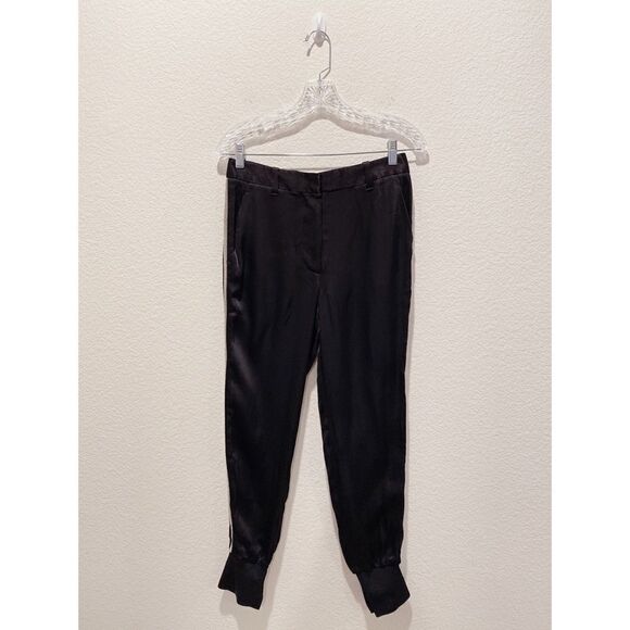 3.1 Phillip Lim side stripe satin Jogger Pants - Picture 9 of 12